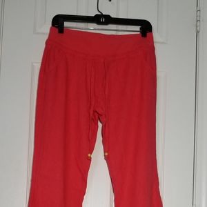 Red Linen Pants
